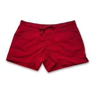 Vintage Austin Clothing Co. Red Button Tie Fly Shorts | Women's 14